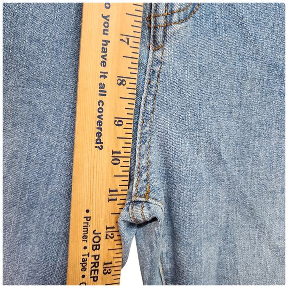 Y2K Embroidered Flare Jeans Women’s 14 Floral Boho Hippie Wide Leg Bell Bottom - Picture 10 of 13